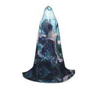 WBQLSL giant octopus Patterned L Wizard Cape, Suitable for Adults & Teens Cosplay, Full Size Range S, M, L