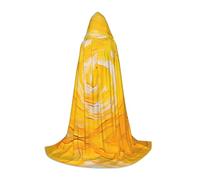 WBQLSL Halloween Costume, color swirl Printed M Wizard Cape, Suitable for Adults & Teens, Sizes S, M, L Available