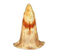 WBQLSL Halloween Costume, Firebird with wings spread Printed S Wizard Cape, Suitable for Adults & Teens, Sizes S, M, L Available