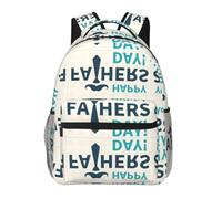 WBQLSL happy fathers day Lightweight travel backpack suitable for hiking, business trips, camping, fitness, school, university, and other occasions, featuring a multi-pocket design.
