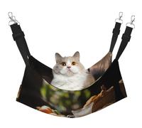 WBQLSL Hearty Breakfast Medium Pattern pet Hammock - Sleeping Hammock for Cats, Ferrets, Puppies, Rabbits, Small Animals