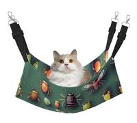 WBQLSL Insect Atlas Medium Pattern pet Hammock - Sleeping Hammock for Cats, Ferrets, Puppies, Rabbits, Small Animals