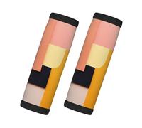 WBQLSL Irregular Colour Blocks Printed Handle Cover - Highly Elastic and wear-Resistant Material, Easy to Install, a Good Travel Helper
