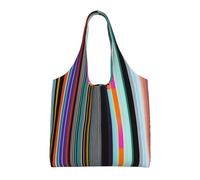 WBQLSL Irregular vertical lines Shoulder bag - convenient to carry, suitable for shopping, work and study