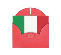 WBQLSL italy flag Red Holiday Cards - Perfect for birthdays, weddings, and Christmas cards