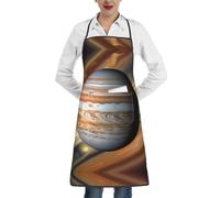 WBQLSL Jupiter Landscape A patterned chef's apron perfect for baking and gardening perfect for kitchen aprons and bakers