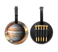 WBQLSL Jupiter Landscape Fashionable Printed Golf tee Storage Bag - Lightweight Design for Quick tee Storage