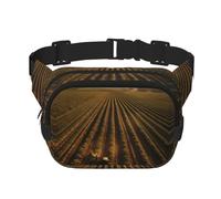 WBQLSL Land of Hope Patterned Stylish Waist Bag, Lightweight Travel Sports Bag, Waterproof and wear-Resistant