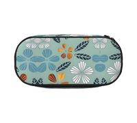 WBQLSL Light Coloured Floral Printed Pencil case - Multi-Layer partition Pencil case, Suitable for Storing Campus Office Stationery