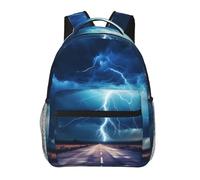 WBQLSL lightning in a flash Lightweight travel backpack suitable for hiking, business trips, camping, fitness, school, university, and other occasions, featuring a multi-pocket design.