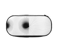 WBQLSL Linear Printed Pencil case - Multi-Layer partition Pencil case, Suitable for Storing Campus Office Stationery