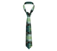 WBQLSL Little Bridge in the East Patterned Fashion Tie - 145 * 8cm - Men's Business Suit Accessories