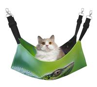 WBQLSL Lizard Close-up Large Pattern pet Hammock - Sleeping Hammock for Cats, Ferrets, Puppies, Rabbits, Small Animals