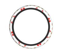WBQLSL love bite Printed steering wheel cover - Highly elastic and soft material to enhance driving experience
