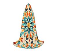 WBQLSL lozenge pattern Patterned L Wizard Cape, Suitable for Adults & Teens Cosplay, Full Size Range S, M, L