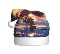 WBQLSL Lucky Duck Print Santa Hat, Christmas Party/New Year's Party Decoration, Stage Performance Hat