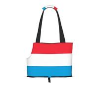 WBQLSL Luxembourg flag Patterned Pet Travel Bag - Small Pet Shoulder Bag for Cars and People