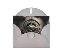 WBQLSL Magical Design Norse Runes Compass Gray Holiday Cards - Perfect for birthdays, weddings, and Christmas cards