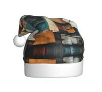 WBQLSL Memory Fragments Festive printed hats and adult Christmas hats are perfect for winter Christmas parties and everyday wear