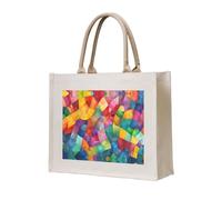 WBQLSL Mosaic color chart Patterned Beach Tote | Perfect for the Beach, Picnics, Travel, and Poolside Leisure