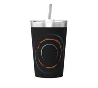 WBQLSL Mysterious Cosmic Black Holes Insulated Straw Cup Ideal for Gym use or Carrying on The go