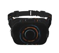 WBQLSL Mysterious Cosmic Black Holes Printed Waist Bag, Stylish Crossbody Bag, Lightweight Travel Sports Chest Bag