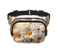 WBQLSL National Flower of Italy Printed Waist Bag, Stylish Crossbody Bag, Lightweight Travel Sports Chest Bag