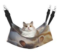 WBQLSL Nerdy Mouse Boy Medium Printed cat cage Hanging Hammock - Suitable for Cats, Ferrets, Puppies, Rabbits, Small Animals