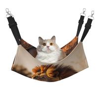 WBQLSL North American Lion Large Printed cat cage Hanging Hammock - Suitable for Cats, Ferrets, Puppies, Rabbits, Small Animals