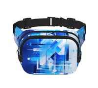 WBQLSL Numerical Printed Waist Bag, Stylish Crossbody Bag, Lightweight Travel Sports Chest Bag