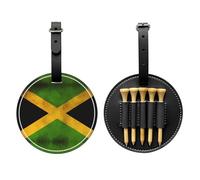 WBQLSL Old Jamaican Flag Fashionable Printed Golf tee Storage Bag - Lightweight Design for Quick tee Storage