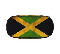 WBQLSL Old Jamaican Flag Printed Pencil case - Multi-Layer partition Pencil case, Suitable for Storing Campus Office Stationery