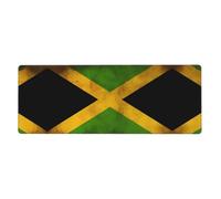 WBQLSL Old Jamaican Flag Printing Edged Mouse pad Suitable for use in Offices Libraries and Homes (30 cm Ã- 80 cm)