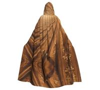 WBQLSL On the field of hope Printed Halloween cape, masquerade hooded cape, suitable for theme parties