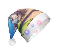 WBQLSL Outside the castleChristmas hat with LED lights, perfect for costume parties, stage performances, and school events.