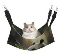 WBQLSL Panda Large Pattern pet Hammock - Sleeping Hammock for Cats, Ferrets, Puppies, Rabbits, Small Animals