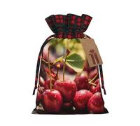 WBQLSL pears Burlap gift bag - 8.3x11.8 inch drawstring bag Party decoration supplies