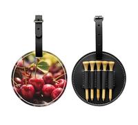 WBQLSL Pears Fashionable Printed Golf tee Storage Bag - Lightweight Design for Quick tee Storage