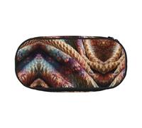 WBQLSL Person Leading Printed Pencil case - Multi-Layer partition Pencil case, Suitable for Storing Campus Office Stationery