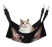 WBQLSL Petal Bloom Butterfly Large Printed cat cage Hanging Hammock - Suitable for Cats, Ferrets, Puppies, Rabbits, Small Animals