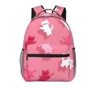 WBQLSL pink kitten Casual Backpack, Laptop Backpack for Travel Hiking Business Camping Gym