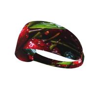 WBQLSL post-harvest fruit Sports sweatband, moisture wicking, running, cycling, yoga, fitness, sports
