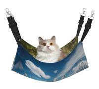 WBQLSL Prairie Flower Large Printed cat cage Hanging Hammock - Suitable for Cats, Ferrets, Puppies, Rabbits, Small Animals
