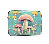 WBQLSL Pretty little mushrooms 12 inch Printed laptop sleeve, suitable for business casual or school laptops (10-17 inches)
