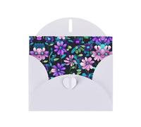 WBQLSL Purple Camellia White Pattern Cards - Perfect for Valentine's Day and anniversaries, expressing love and blessings