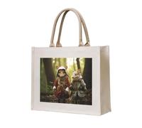 WBQLSL Rat anthropomorphization Printed Canvas Tote | Lightweight Storage Bag Perfect for the Beach, Picnics, and Everyday Shopping