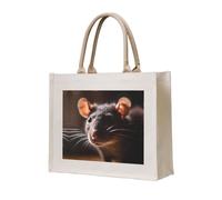 WBQLSL rat's head Patterned Beach Tote | Perfect for the Beach, Picnics, Travel, and Poolside Leisure