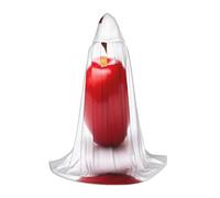 WBQLSL Red Fruits close-up L Printed Robe Cape | Hooded | Cosplay Costume | Halloween Party Prop | S/M/L