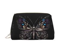 WBQLSL Science Butterfly Leather Makeup Bag Cosmetic Storage Bag Suitable for Carrying Cosmetics with You