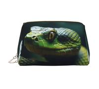 WBQLSL Serpent Leather Makeup Bag Cosmetic Storage Bag Suitable for Carrying Cosmetics with You